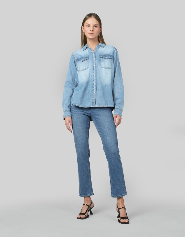 DRICOPER DENIM - Della Pacific Blue Slim Straight Leg Jeans