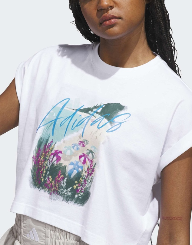 adidas Sportswear - SUMMER ROMANCE GRAPHIC T-SHIRT Womens