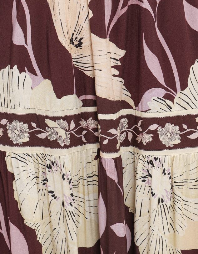 Petal & Pup - Leonor Maxi Dress - Yellow Brown Floral
