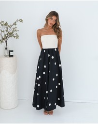Esther & Co - Orivelle Dress - Multi Spot