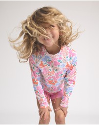 Crywolf - LONG SLEEVE RASH VEST Berry Garden
