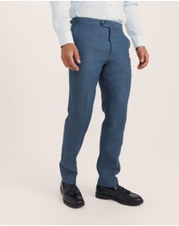 SABA - Lucian Cotton Linen Suit Pant