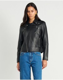 Jag - Leather Biker Jacket
