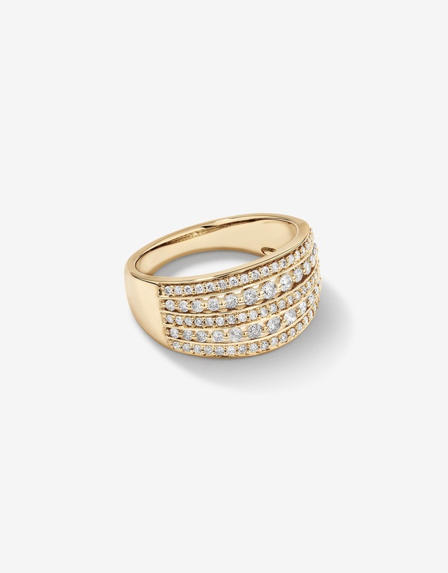 Michael Hill - 0.70 Carat TW Infinite Diamonds Ring in 10kt Yellow Gold