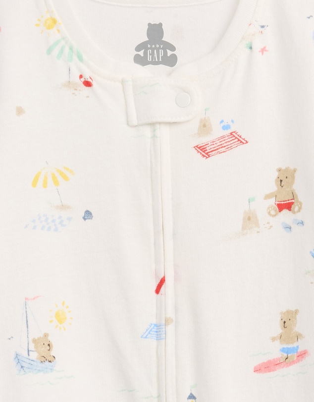 GAP - One Piece Print Jersey Zip FTD - Babies