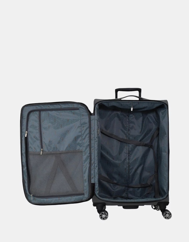 Pierre Cardin - Pierre Cardin 69cm Soft Water-Repellent Medium Suitcase Spinner