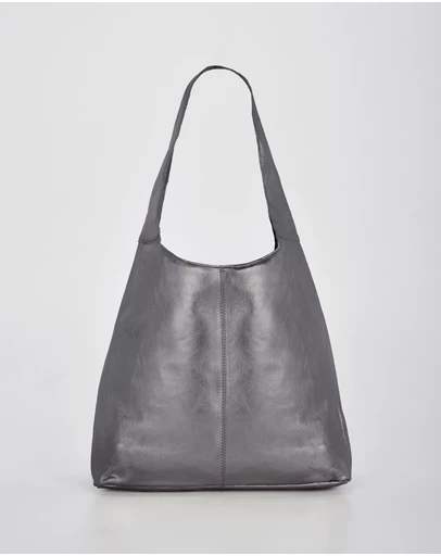 Cobb & Co - Lynx Metallic Leather Hobo