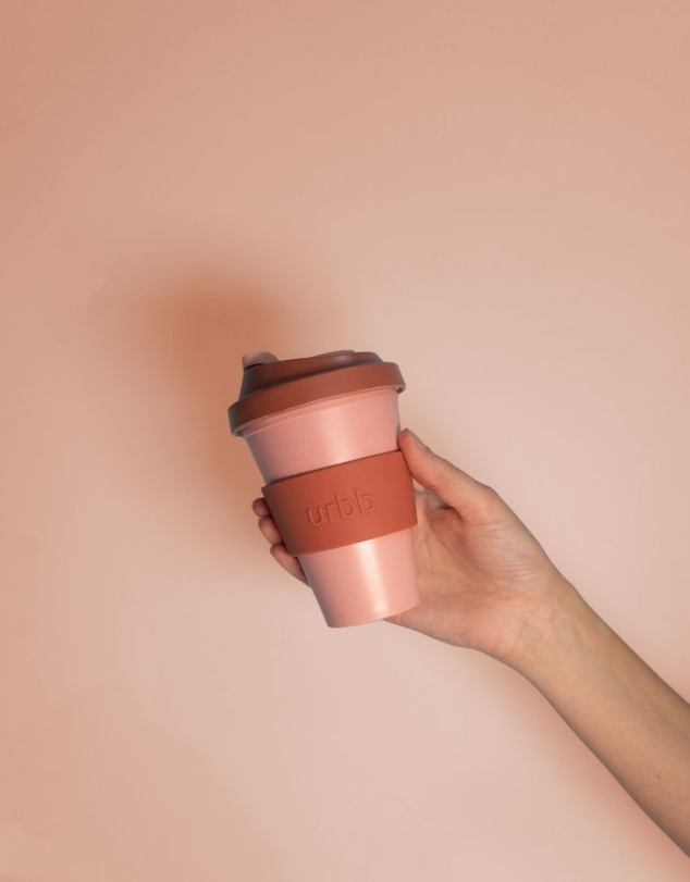 porter green - urbb | biodegradable bamboo coffee cup