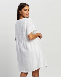White By FTL - Zavi Linen Dress