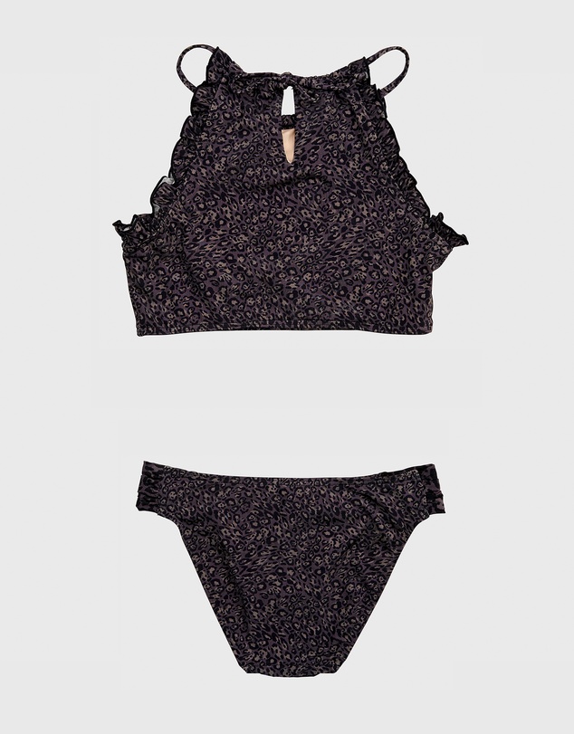 Aqua Blu Kids - Ocelot Halter Bikini Set - Teens
