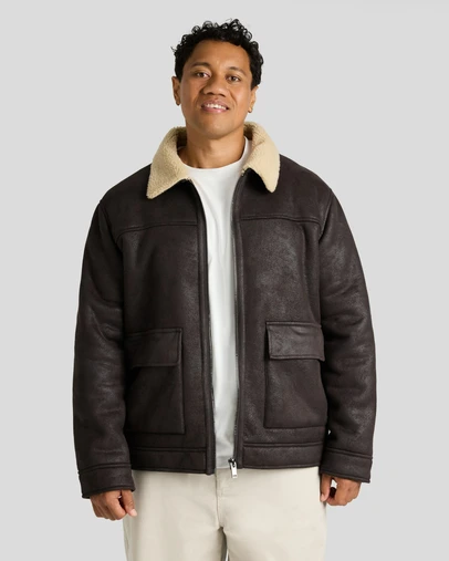 Johnny Bigg - Bomber Sherpa Jacket