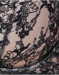 Skarlett Blue - Entice Wired Sheer Lace Balconette Bra