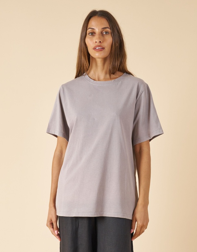 CAMIXA - Teesha Oversized Distressed Cotton T-Shirt