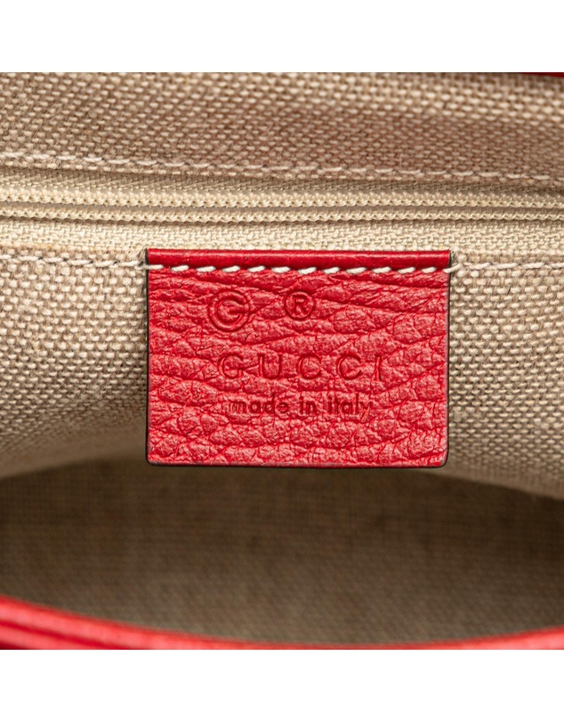 Gucci - Pre-Loved Small Dollar Calf Interlocking G Satchel