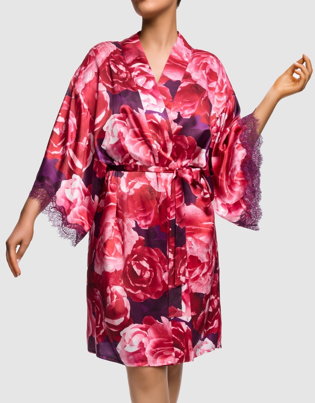 Sainted Sisters - Scarlett Silk Kimono