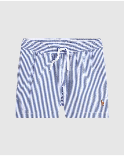Polo Ralph Lauren - Traveler Stretch Seersucker Swim Trunks - Kids