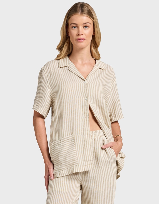 Academy Brand - Gladys SS Linen Shirt