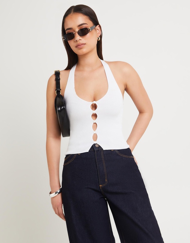 Alice In The Eve - Kaia Keyhole Halter Top