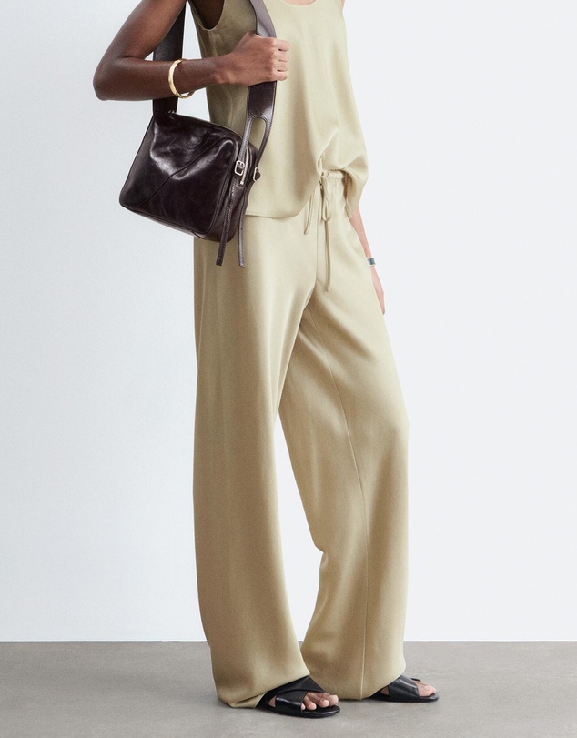 & Other Stories - Drawstring Twill Trousers