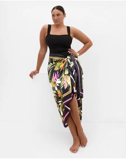 City Chic - Paradiso Print Sarong