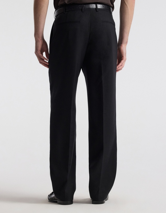 Calibre - Straight Leg Wool Pants Black