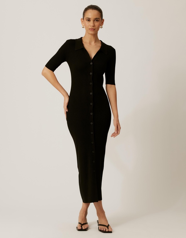 Tussah - Sammy Polo Knit Midi Dress
