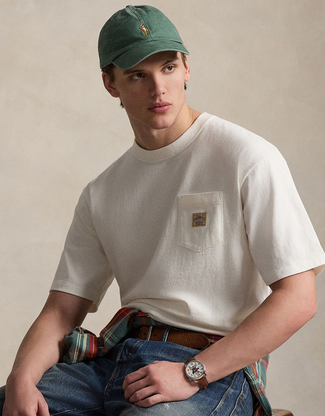 Polo Ralph Lauren - ICONIC EXCLUSIVE - Relaxed Fit Heavyweight Jersey T-Shirt