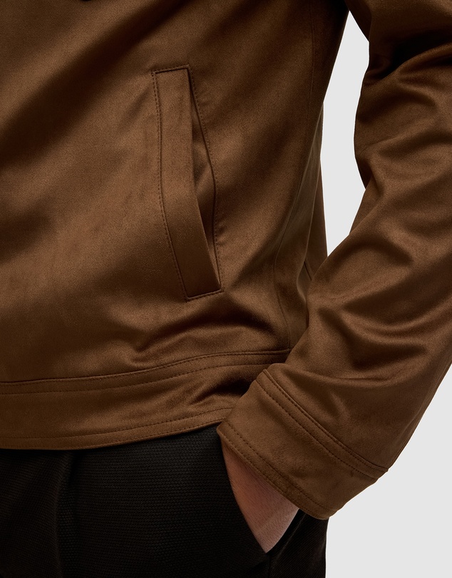 Politix - Reece Faux Suede Trucker Jacket
