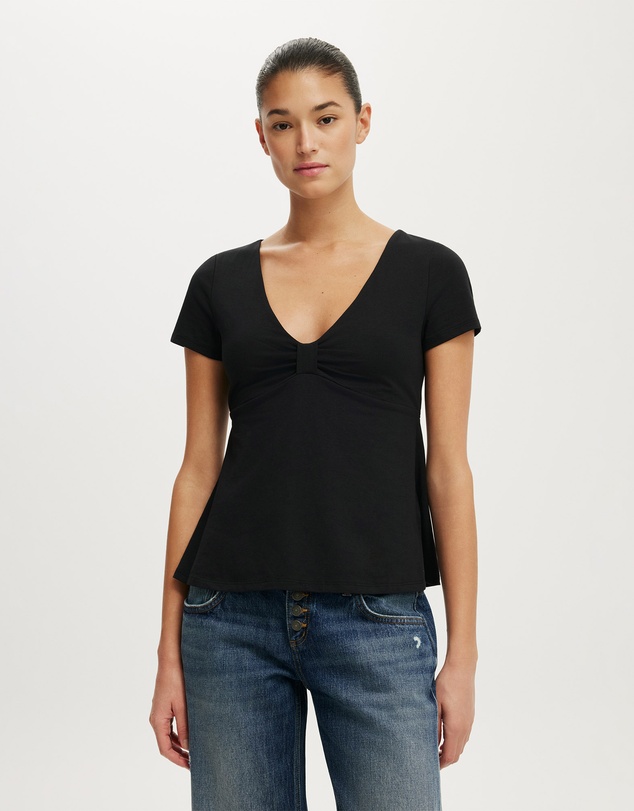 Cotton On - Reece Babydoll Short Sleeve Tee