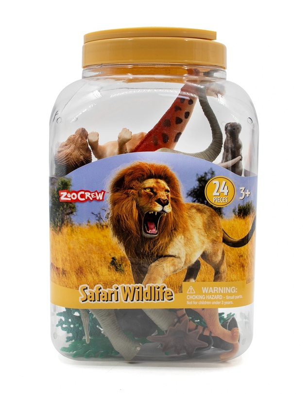 Zoo Crew - Safari Wildlife 24pcs