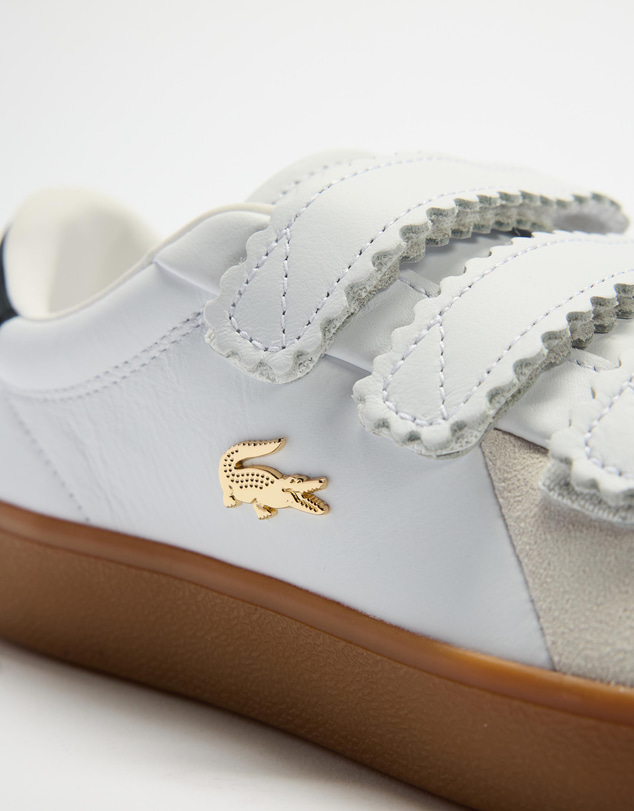Lacoste - Baseshot Pro Strap Leather Sneakers - Women's
