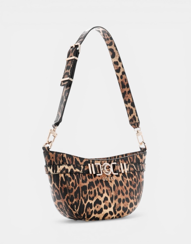 GUESS - Leopard Print Cirene Shoulder Bag