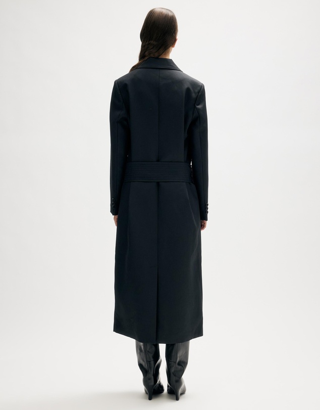 Minima Esenciales - Iver Wool Blend Belted Coat