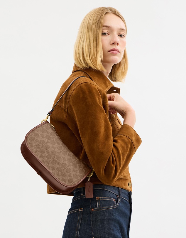 Coach - Coated Canvas Signature Waverly Bag