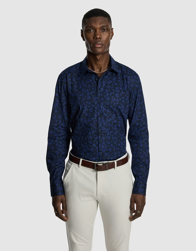 yd. - Linden Slim Floral Shirt
