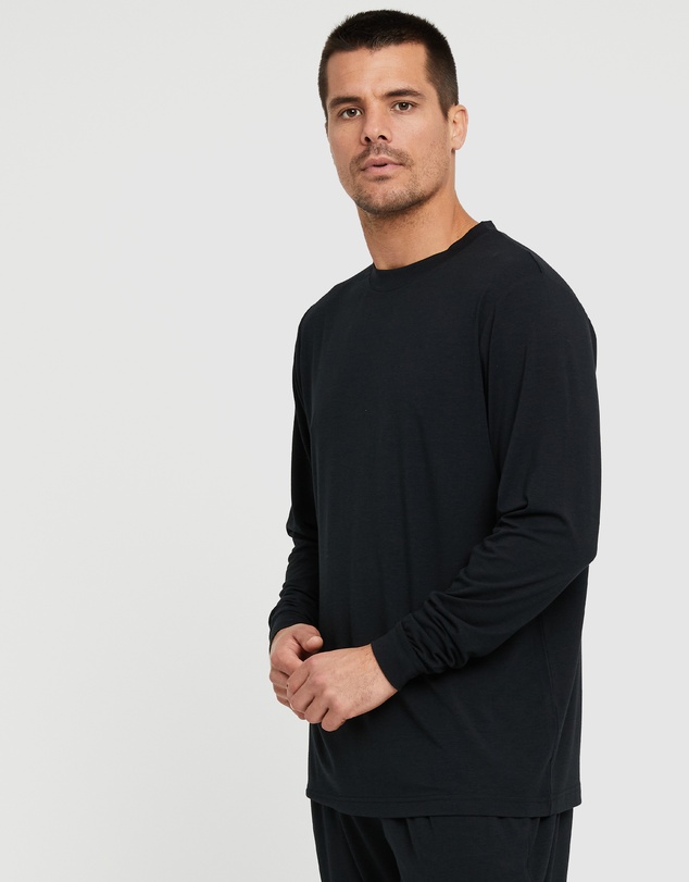 Bamboo Body - Men's Long Sleeve Crew Neck
