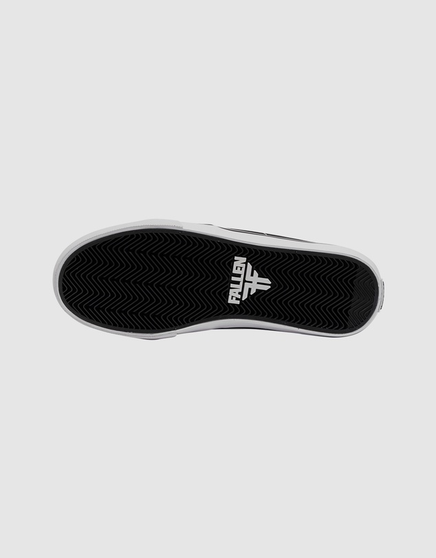 Fallen Footwear - Fallen Footwear Bomber Suede/PU Men Shoes Black/White/Silver