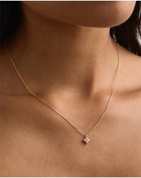 By Charlotte - Crystal Bloom Necklace