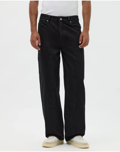AERE - Organic Cotton Double Knee Carpenter Jeans