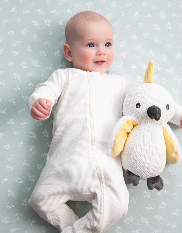 Living Textiles - Knitted Toy - Colin the Cockatoo