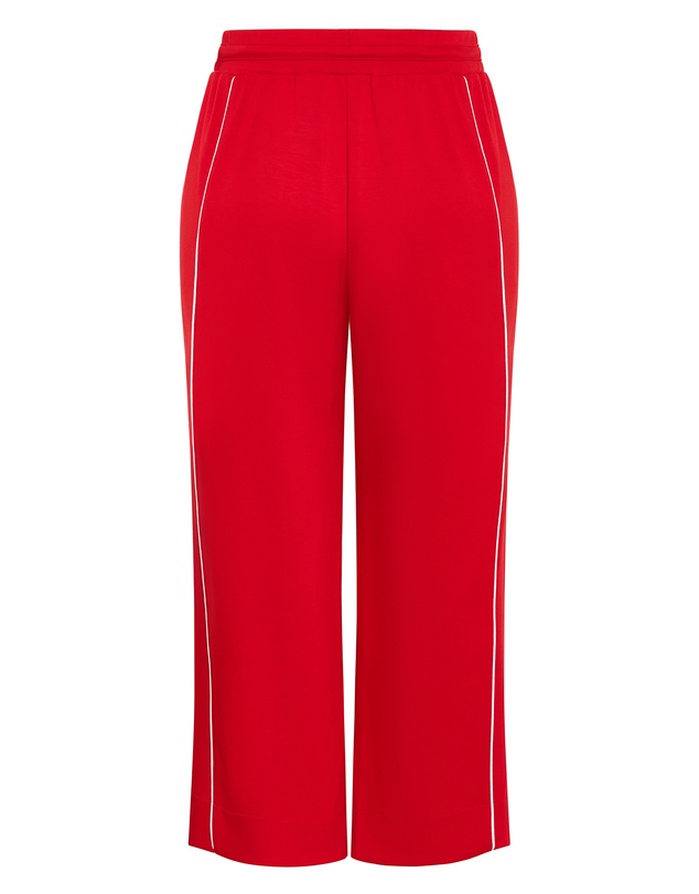 City Chic - Plus size Chaser Athleisure Wide Leg Pant - red