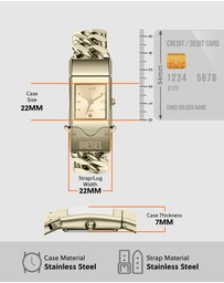 Diesel - Closer Gold Tone Analogue Watch