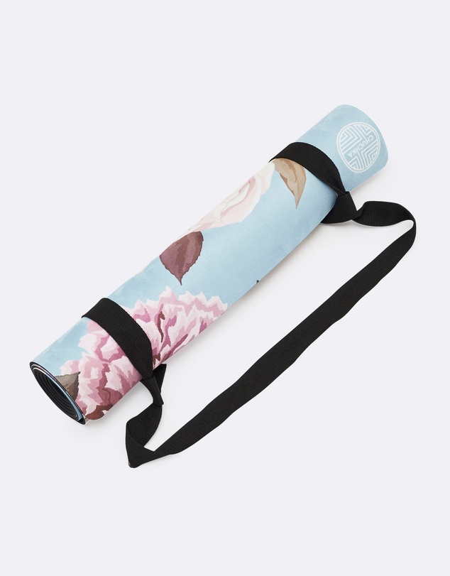 Chuchka - Blue Begonia Suede Yoga Mat