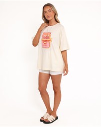 Petal & Pup - Sardines Tee - Pale Yellow
