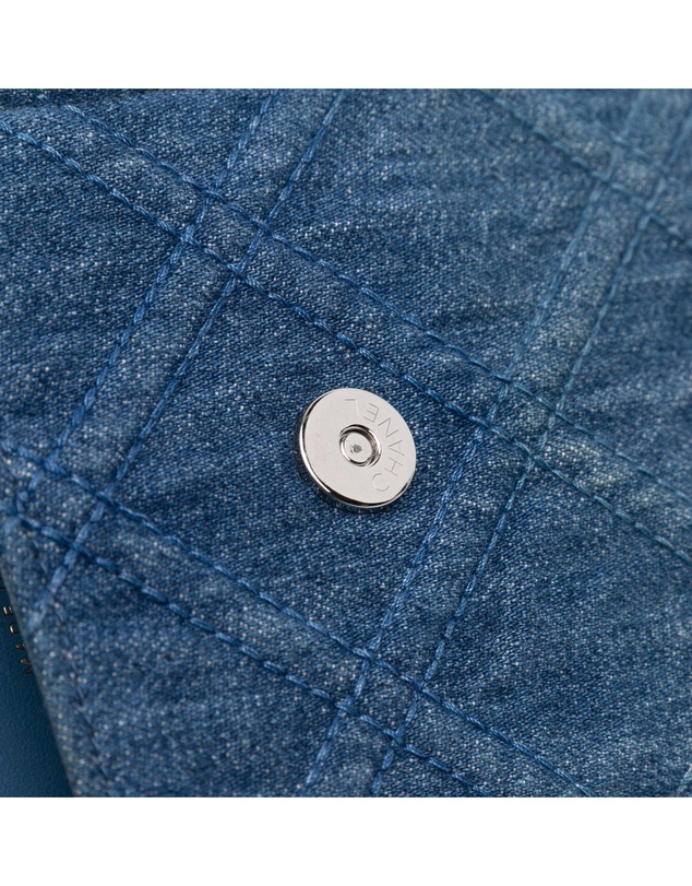 Pre-Loved by Azura Reborn - Pre-Loved Denim 19 Phone Holder with Chain