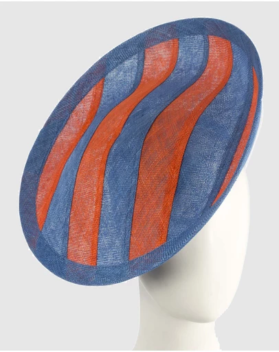 Max Alexander - Large Multicolor Plate Racing Fascinator Racing Fascinator