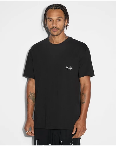 Ksubi - All Day Biggie Ss Tee Jet Black