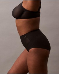 Calvin Klein - Stay-Put Mesh Sculpted Firm Mesh Briefs