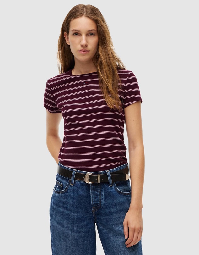 Tommy Jeans - Slim Essential Rib SS