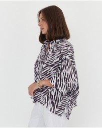 ALEXANDRA - Seraphin Shirt Abstract Animal